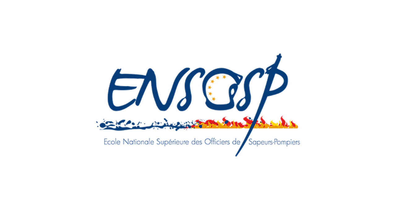 ENSOSP, établissement national de formation des officiers de sapeurs-pompiers, spécialisé en commandement opérationnel, gestion de crise et risques technologiques.