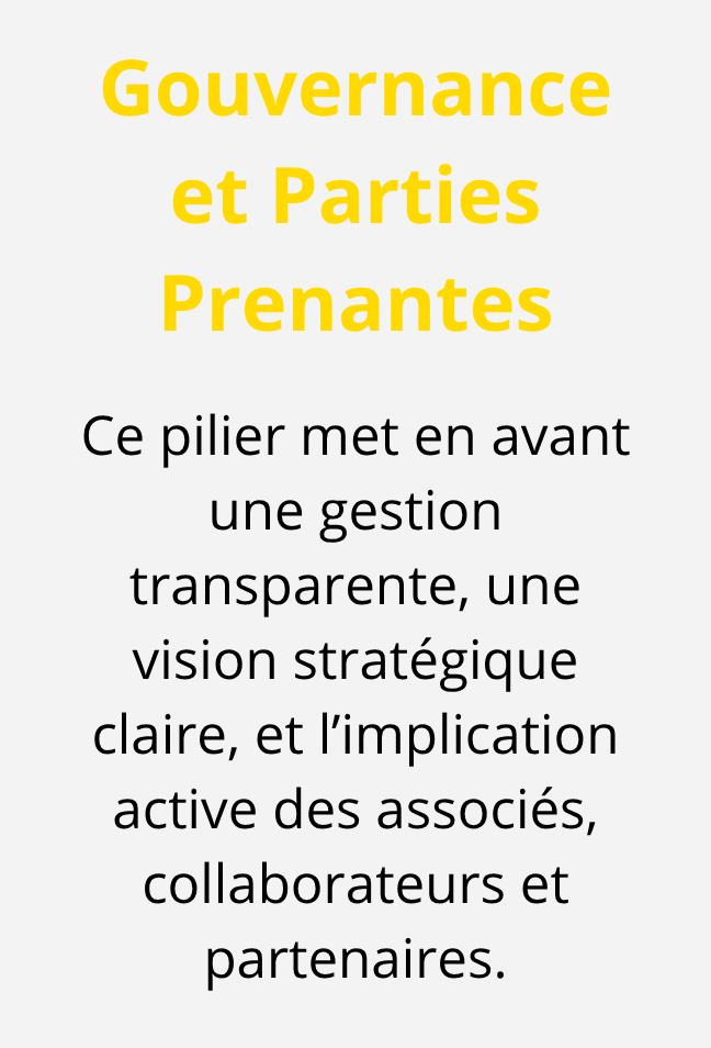 explications pilier "gouvernance et parties prenantes" alsace excellence"
